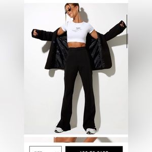 ZOVEY FLARE TROUSER IN BLACK